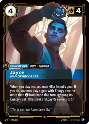 Jayce - Man of Progress (084/221) - Spiritforged Foil - Poke-Collect