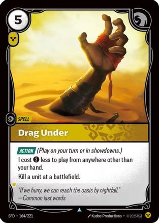Drag Under (164/221) - Spiritforged Foil - Poke-Collect