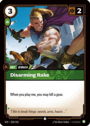 Disarming Rake (032/221) - Spiritforged - Poke-Collect
