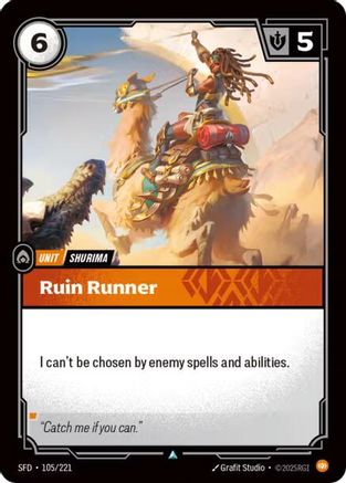 Ruin Runner (105/221) - Spiritforged Foil - Poke-Collect