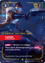 Lucian - Gunslinger (Alternate Art) (028a/221) - Spiritforged Foil - Poke-Collect
