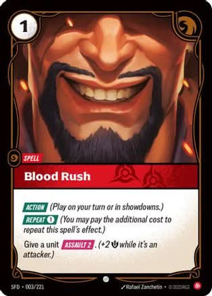 Blood Rush (003/221) - Spiritforged - Poke-Collect