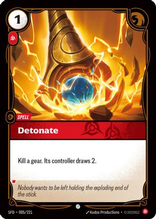 Detonate (005/221) - Spiritforged - Poke-Collect