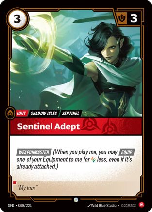 Sentinel Adept (008/221) - Spiritforged Foil - Poke-Collect