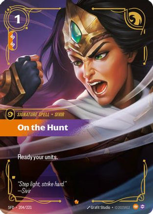 On the Hunt (204/221) - Spiritforged Foil - Poke-Collect