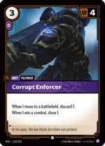 Corrupt Enforcer (123/221) - Spiritforged - Poke-Collect