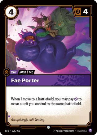 Fae Porter (125/221) - Spiritforged Foil - Poke-Collect