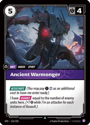 Ancient Warmonger (131/221) - Spiritforged Foil - Poke-Collect