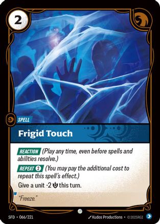 Frigid Touch (066/221) - Spiritforged Foil - Poke-Collect