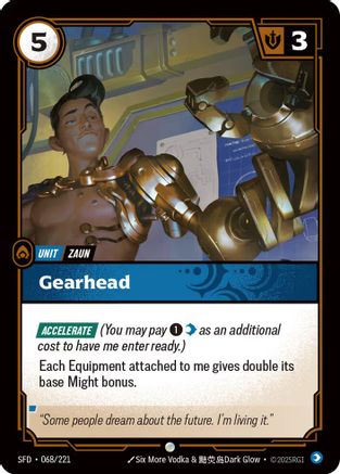 Gearhead (068/221) - Spiritforged Foil - Poke-Collect