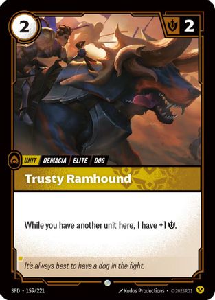 Trusty Ramhound (159/221) - Spiritforged - Poke-Collect