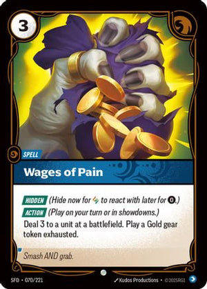 Wages of Pain (070/221) - Spiritforged - Poke-Collect