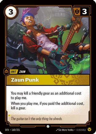 Zaun Punk (160/221) - Spiritforged Foil - Poke-Collect