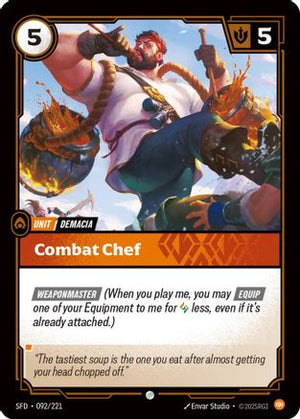 Combat Chef (092/221) - Spiritforged Foil - Poke-Collect