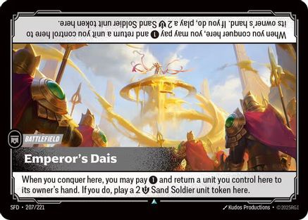Emperor's Dais (207/221) - Spiritforged - Poke-Collect