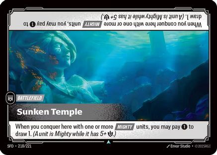 Sunken Temple (218/221) - Spiritforged Foil - Poke-Collect