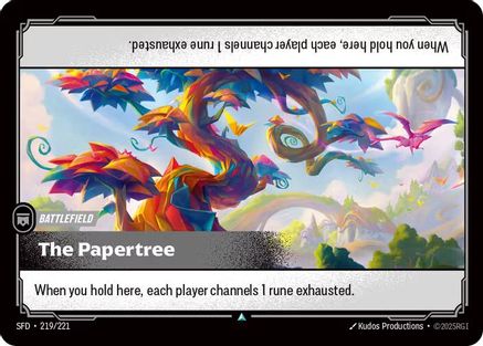 The Papertree (219/221) - Spiritforged Foil - Poke-Collect