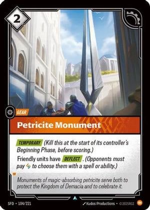 Petricite Monument (104/221) - Spiritforged - Poke-Collect