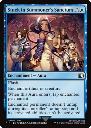 Stuck in Summoner's Sanctum (FIN-076) - FINAL FANTASY: (enchantment) Foil - Poke-Collect