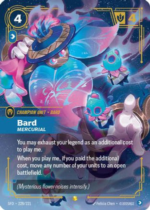 Bard - Mercurial (Overnumbered) (228/221) - Spiritforged Foil - Poke-Collect
