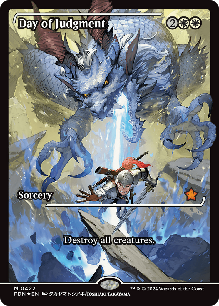 Day of Judgment (FDN-422) - Foundations: (Showcase) Foil - Poke-Collect
