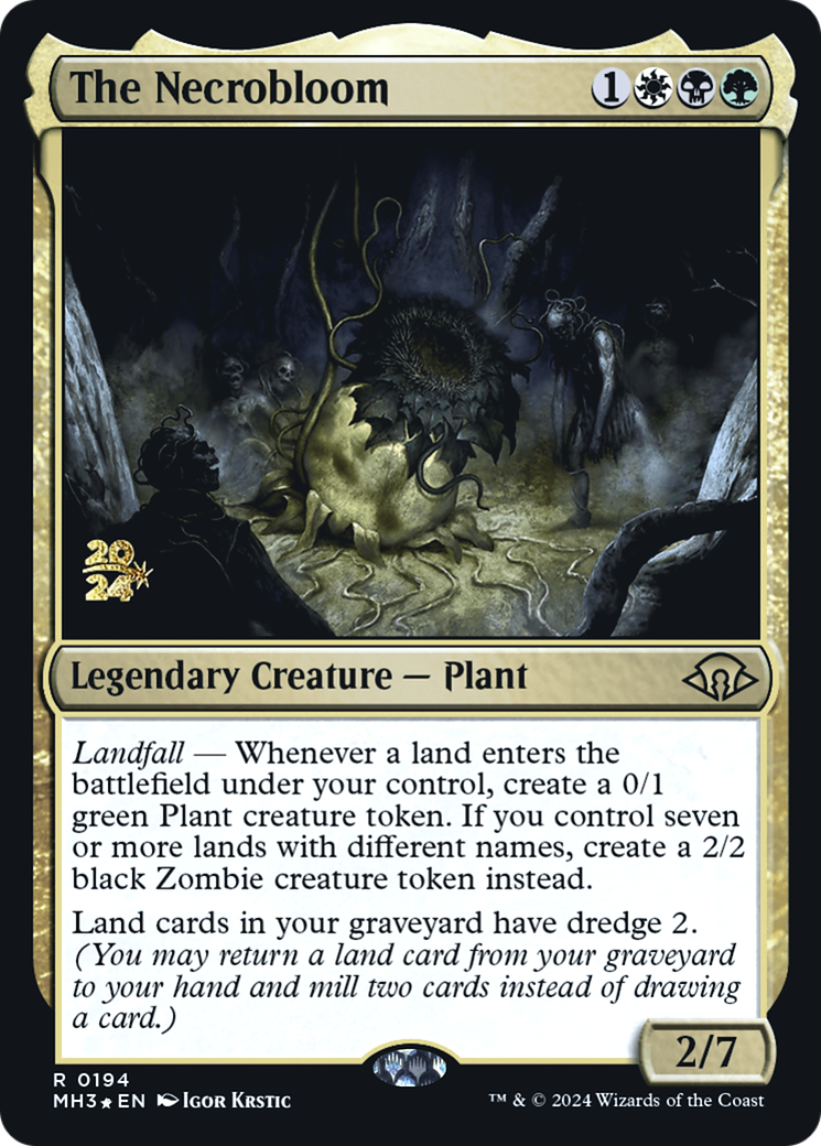 The Necrobloom (PRE-194) - Modern Horizons 3 Promos Foil - Poke-Collect
