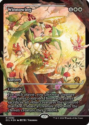 Winnowing (Showcase) (ECL-382) - Lorwyn Eclipsed Foil - Poke-Collect