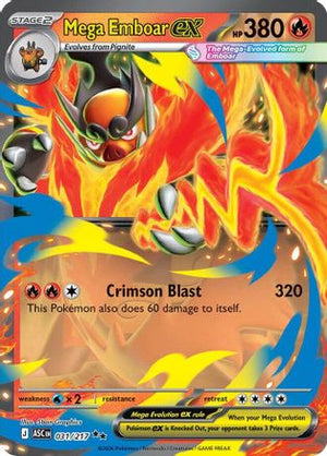 Mega Emboar ex - 031/217 31 - ME Ascended Heroes Holofoil - Poke-Collect