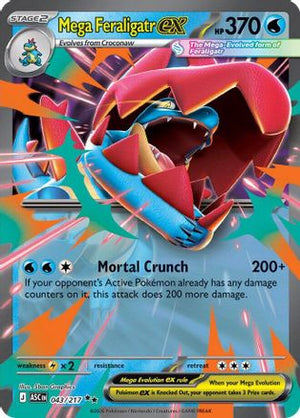 Mega Feraligatr ex - 043/217 43 - ME Ascended Heroes Holofoil - Poke-Collect