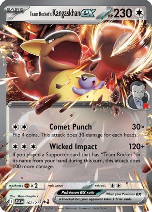 Team Rocket's Kangaskhan ex 162 - ME Ascended Heroes Holofoil - Poke-Collect