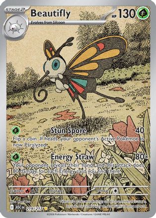 Beautifly - 219/217 219 - ME Ascended Heroes Holofoil - Poke-Collect