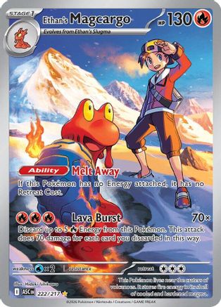 Ethan's Magcargo - 222/217 222 - ME Ascended Heroes Holofoil - Poke-Collect