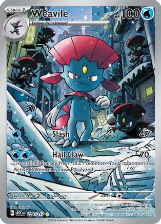Weavile - 228/217 228 - ME Ascended Heroes Holofoil - Poke-Collect