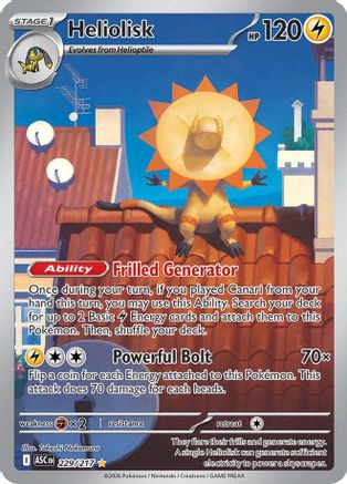 Heliolisk - 229/217 229 - ME Ascended Heroes Holofoil - Poke-Collect