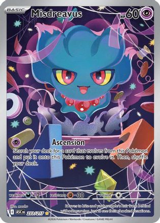 Misdreavus - 233/217 233 - ME Ascended Heroes Holofoil - Poke-Collect