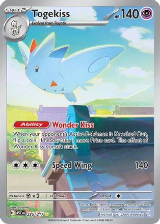 Togekiss - 235/217 235 - ME Ascended Heroes Holofoil - Poke-Collect