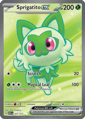 Sprigatito ex 251 - ME Ascended Heroes Holofoil - Poke-Collect