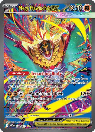 Mega Hawlucha ex - 283/217 283 - ME Ascended Heroes Holofoil - Poke-Collect