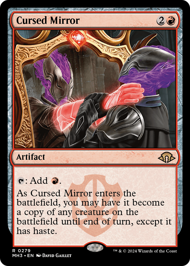 Cursed Mirror (MH3-279) - Modern Horizons 3 Foil - Poke-Collect
