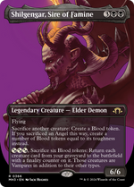 Shilgengar, Sire of Famine (Borderless) (MH3-366) - Modern Horizons 3 (Borderless) - Poke-Collect