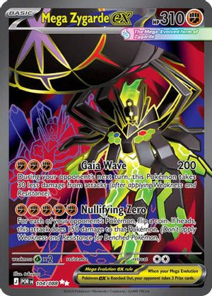 Mega Zygarde ex - 104/088 104 - ME03 Perfect Order Holofoil - Poke-Collect