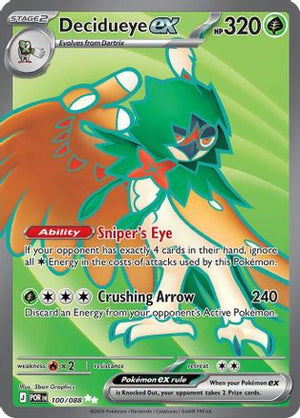 Decidueye ex - 100/088 100 - ME03 Perfect Order Holofoil - Poke-Collect
