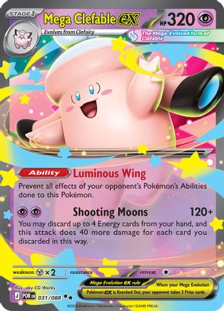 Mega Clefable ex - 031/088 31 - ME03 Perfect Order Holofoil - Poke-Collect