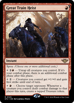 Great Train Heist (PPOTJ-125) - Outlaws of Thunder Junction Promos Foil - Poke-Collect