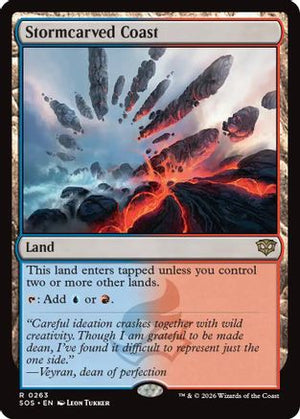 Stormcarved Coast (SOS-263) - Secrets of Strixhaven Foil