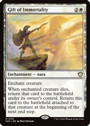 Gift of Immortality (SOC-147) - Commander: Secrets of Strixhaven