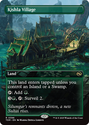 Kishla Village (TDM-396) - Tarkir: Dragonstorm (Borderless) - Poke-Collect