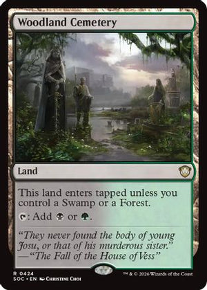 Woodland Cemetery (SOC-424) - Commander: Secrets of Strixhaven