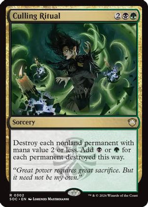 Culling Ritual (SOC-302) - Commander: Secrets of Strixhaven