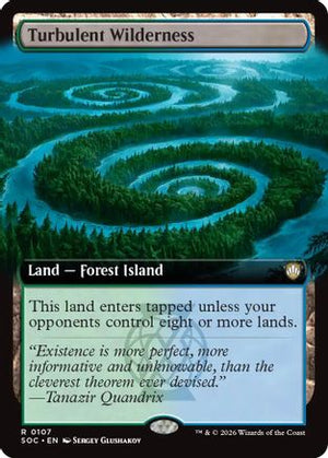 Turbulent Wilderness (Extended Art) (SOC-107) - Commander: Secrets of Strixhaven - Poke-Collect